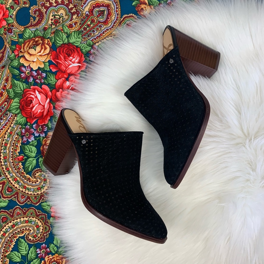 Sam Edelman Bates suede mules